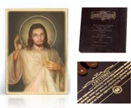 Ikony i obrazy sakralne - Ikona religijna Jezus Miłosierny - Jezu Ufam Tobie - miniaturka - grafika 1
