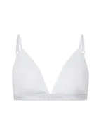 Biustonosze - Tommy Hilfiger Biustonosz damski na fiszbinach Kobiety biały jednolity, S - miniaturka - grafika 1