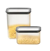 Pojemniki kuchenne - ZESTAW POJEMNIKÓW KUCHENNYCH NA PRODUKTY SYPKIE BRANQ NEROLI 1L+ 2,3L - miniaturka - grafika 1