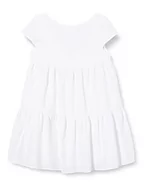 Sukienki - United Colors of Benetton Sukienka dziewczęca, biały 101, 170 cm - miniaturka - grafika 1
