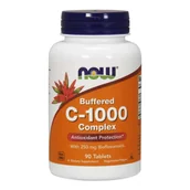 Witaminy i minerały - Now Foods FOODS Foods Witamina C-1000 Complex buforowana x 90 tabl - miniaturka - grafika 1