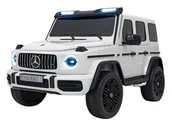 Samochody i pojazdy dla dzieci - Pojazd Mercedes Benz G63 AMG XXL Biały - miniaturka - grafika 1