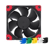 Chłodzenie procesora - Noctua NF-A8 PWM chromax.black 80x80x25 case fan black - miniaturka - grafika 1