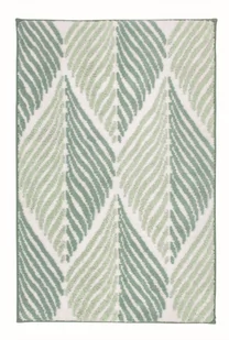 Kleine Wolke Leaf Dywan kąpielowy zielony 60x 90 cm - Dywaniki łazienkowe - miniaturka - grafika 1