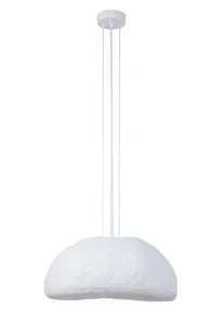 Ceramiczna lampa wisząca w białym kolorze SIG 41426 z serii SYNTIA - Lampy sufitowe - miniaturka - grafika 1