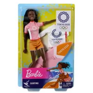 Lalki dla dziewczynek - Mattel Lalka Olimpijka Surfing Surferka Z Medalem - miniaturka - grafika 1