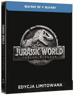 Jurassic World Upadłe królestwo 2 Blu-ray 3D) Steelbook) - Pozostałe filmy Blu-Ray - miniaturka - grafika 1