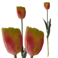 Sztuczne kwiaty - Tulipan Gumowany Jak Żywy Kwiaty Do Wazonu Dekoracyjne Tulipany - miniaturka - grafika 1