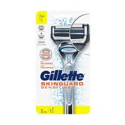 Maszynki do golenia i wkłady - Gillette Skinguard Sensitive maszynka do golenia + wymienne ostrze - miniaturka - grafika 1