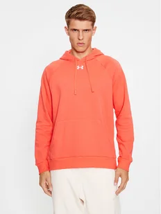Under Armour Bluza Ua Rival Fleece Hoodie 1379757 Czerwony Loose Fit - Bluzy męskie - miniaturka - grafika 1