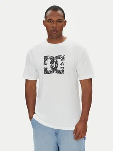 DC T-Shirt ADYZT05461 Biały Regular Fit - Koszulki męskie - miniaturka - grafika 1