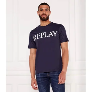 Replay T-shirt Regular Fit - Koszulki męskie - miniaturka - grafika 1