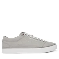 Trampki męskie - Tenisówki Tommy Hilfiger Th Hi Vulc Core Low Chambray FM0FM05818 Szary - miniaturka - grafika 1