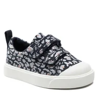 Trampki damskie - Clarks Trampki City Bright T. 261652036 Navy Combi - miniaturka - grafika 1
