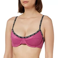 Biustonosze - Calvin Klein Damskie biustonosze balkonowe z uwem, Pale Fuksja, 75B - miniaturka - grafika 1
