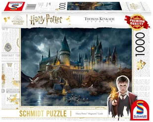 Schmidt, Puzzle PQ THOMAS KINKADE Harry Potter: Hogwart, 1000 el. - Puzzle - miniaturka - grafika 1