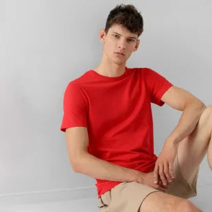 Męski t-shirt basic 4F NOSD4-TSM300-062 - Koszulki sportowe męskie - miniaturka - grafika 1
