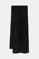 Apaszki i szaliki damskie - Guess szalik z domieszką wełny LEXIE damski kolor czarny gładki W5BZ19 Z3580 - miniaturka - grafika 1