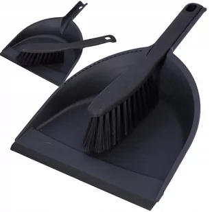 Szufelka ze zmiotką szczotka do zamiatania kurzu - Miotły, szufle, mopy - miniaturka - grafika 1