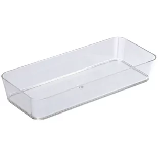 Wenko WENKO 20304100 półka Candy przezroczysty wąski, tworzywo sztuczne  polistyren, 24 x 4 x 10 cm, przezroczysty 20304100 - Pozostałe akcesoria kuchenne - miniaturka - grafika 2