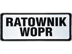 Emblemat Ratownik Wopr Odblaskowy Na Rzepie 13 X 5 Cm Nowy - Odzież robocza - miniaturka - grafika 1