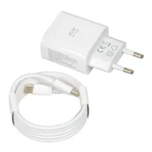 Ładowarki do telefonów - Ładowarka sieciowa GaN iBOX C-39 PD20W, USB-C, kabel USB-C - miniaturka - grafika 1