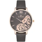 Zegarki damskie - Gino Rossi Zegarek damski FARFALLA- G.R12177A5-2B3 - miniaturka - grafika 1