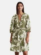 Sukienki - Marc O'Polo Sukienka koszulowa 506 0915 21197 Zielony Relaxed Fit - miniaturka - grafika 1