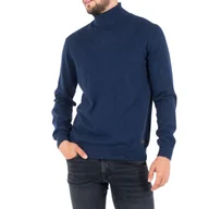 Swetry męskie - Sweter męski Pepe Jeans Dom granatowy z golfem klasyczny-XL - miniaturka - grafika 1