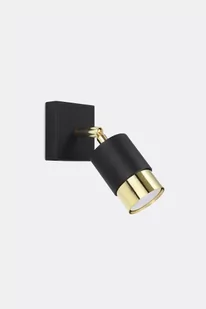 Sollux Lighting Kinkiet NERO czarny/złoty BITTERSWEET SHIMMER - Lampy ścienne - miniaturka - grafika 1