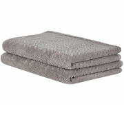 Ręczniki - Komplet 2 ręczników bawełnianych frotte szary MITIARO Lumarko - miniaturka - grafika 1