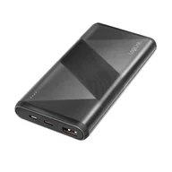 Powerbanki - Powerbank LogiLink 10000mAh: QC 3.0, PD 2.0, Szybkie Ładowanie, 2w1, kabel - miniaturka - grafika 1