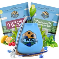 Yerba Mate - Zestaw yerba mate Rio Parana 2x50g Tykwa + Bombilla - miniaturka - grafika 1