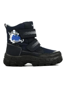 Richter Shoes Kozaki zimowe "Davos" w kolorze granatowym - Kozaki damskie - miniaturka - grafika 1