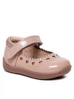 Buty dla dziewczynek - Mayoral Półbuty 42206 Beżowy - grafika 1