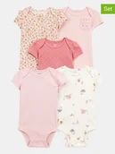 Body dla niemowląt - carter's Body (5 szt.) w kolorze jasnoróżowo-kremowym - miniaturka - grafika 1