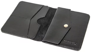 Etui Na Karty Dokumenty PolskaGalanteria Duże CZARNE Skóra Naturalna Pionowe z Miejscem Na Bilon MOTYW GÓRSKI 12 x 9 [cm] - Etui na dokumenty i karty - miniaturka - grafika 7