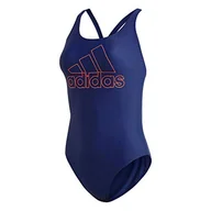 Stroje kąpielowe - adidas damski kostium kąpielowy bos Tech Indigo/App Solar Red 42 - miniaturka - grafika 1