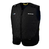 Odzież motocyklowa - SHIMA HYDROCOOL Cooling Vest - lekka, tekstylna, kamizelka motocyklowa uniseks, z technologią HyperKewl Plus, wentylowana, aktywnie chłodząca, pod kurtką (L, czarna) - miniaturka - grafika 1