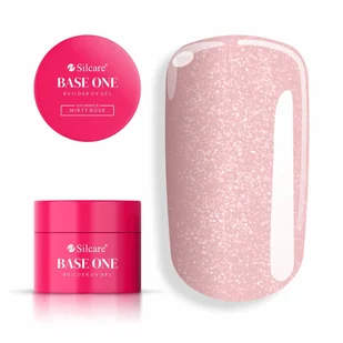 Żel Budujący Base One Shimmer Misty Rose 50g do Paznokci - Żele do paznokci - miniaturka - grafika 1