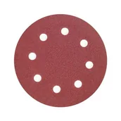 Materiały ścierne - Tarczki ścierne z otworami do szlifierek do gipsu DEDRA DED77641 180 mm, gr.60, 5 szt. - miniaturka - grafika 1