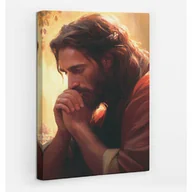 Ikony i obrazy sakralne - Jezus Modlący się w Ogrodzie - obraz polycanvas, 20x30 - miniaturka - grafika 1