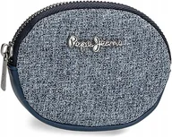 Portfele - PEPE JEANS PORTFEL DAMSKI GRANATOWY NA ZAMEK AWE - miniaturka - grafika 1