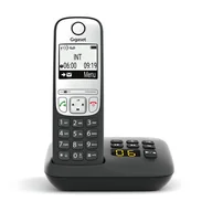 Telefony stacjonarne - Gigaset A690A Telefon analogowy/DECT Czarny - miniaturka - grafika 1