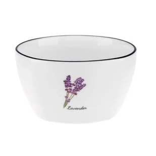 Miseczka porcelanowa Prowansja lawenda 350 ml biały - Miski i półmiski - miniaturka - grafika 1