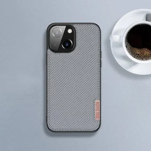 Dux Ducis Fino etui pokrowiec pokryty nylonowym materiałem iPhone 13 mini szary - Etui i futerały do telefonów - miniaturka - grafika 13