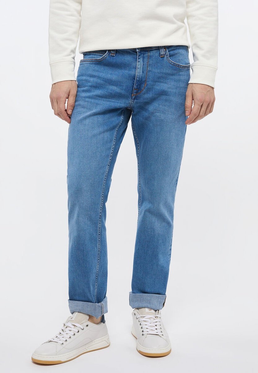 Mustang Style Vegas Męskie Spodnie Jeansowe Denim Blue 1013659 5000 583-W34 L34