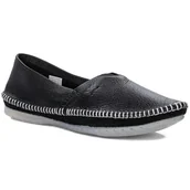 Półbuty damskie - Maciejka Półbuty Damskie Skórzane Czarne-36 - miniaturka - grafika 1