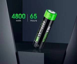 NEXTorch - Latarka taktyczna LED E52 C z akumulatorem 4800 mAh - 3000 lm - Czarna - E52C - Latarki - miniaturka - grafika 8