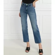 Spodnie damskie - GUESS Jeansy 1981 | Straight fit | high waist - miniaturka - grafika 1